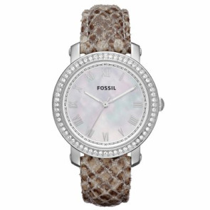 Correa de reloj Fossil ES3116 Cuero Beige 18mm